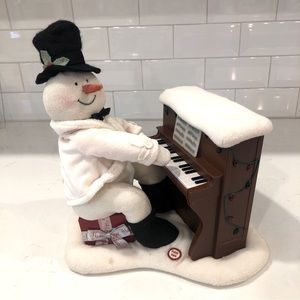 2005 Hallmark “Jingle Pals” Plush Piano Playing Singing Moving Snowman 3 Songs